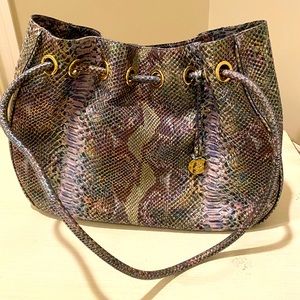 Multicolored Brahmin shoulder bag